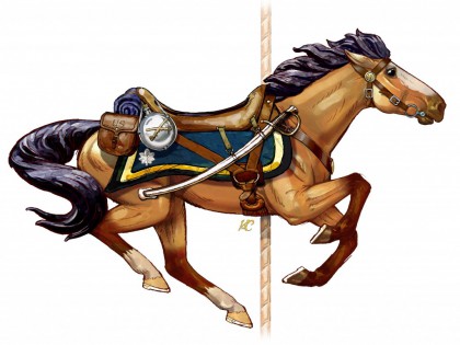 Cheyenne, the Cavalry Horse